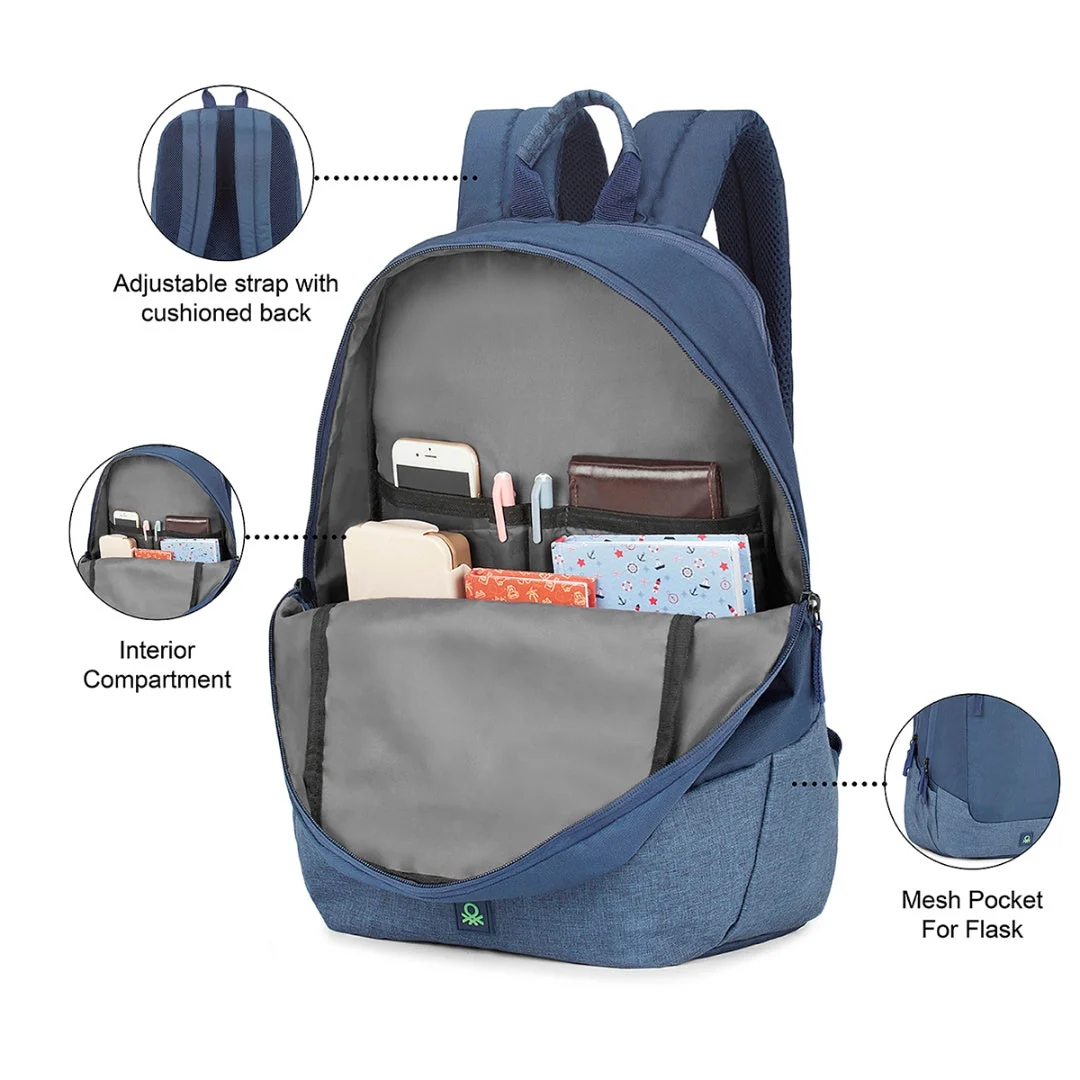United Colors of Benetton Walter Laptop Backpack - Image 5