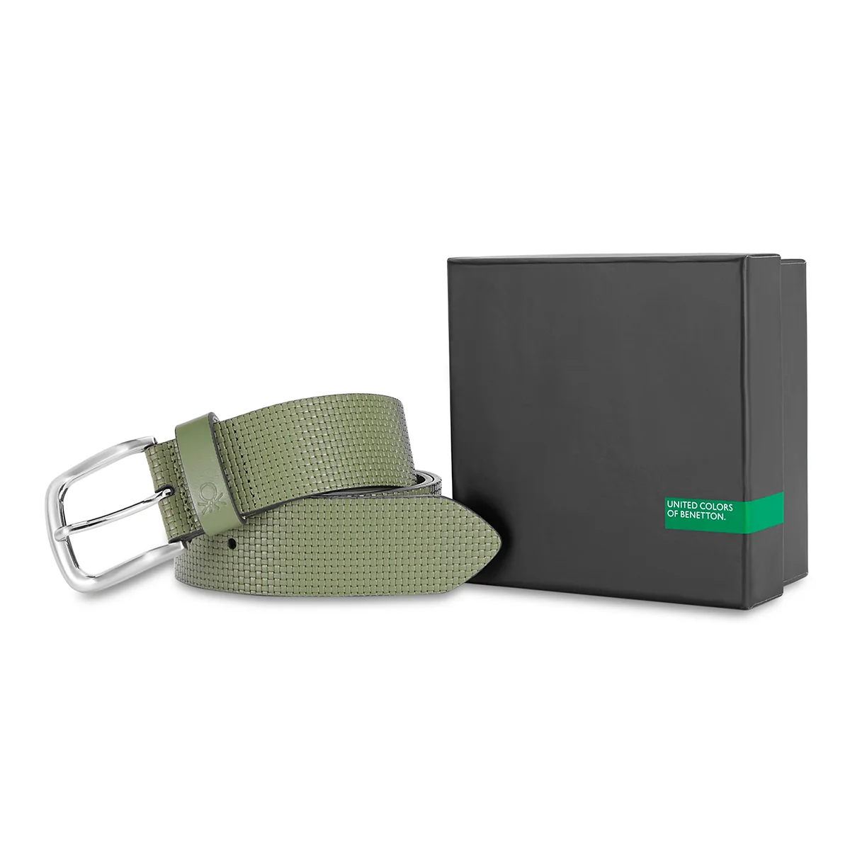 United Colors of Benetton Wilber Men's Leather Non Reversible Belt - Image 7