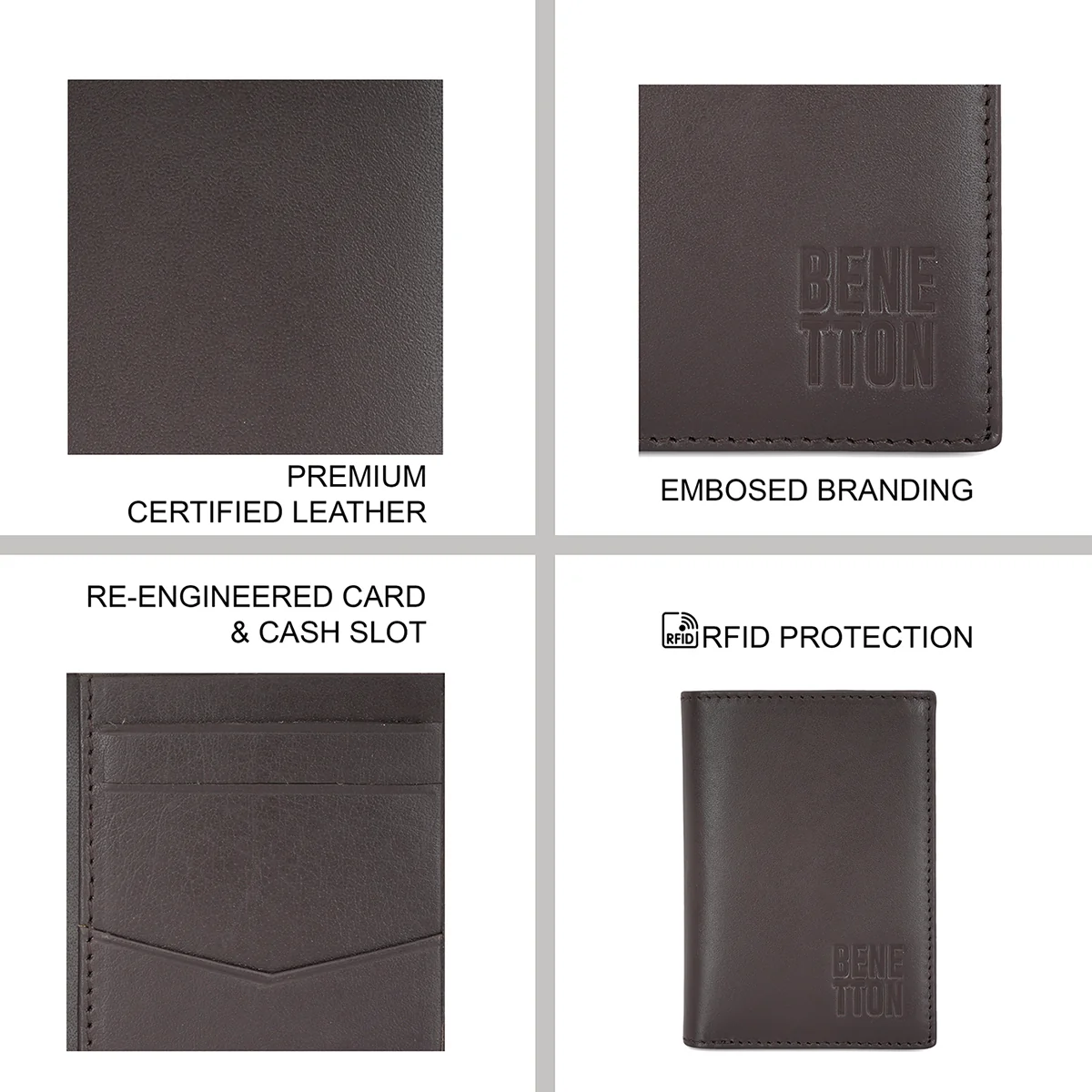 United Colors of Benetton Adour Men's Bifold Wallet - Image 12