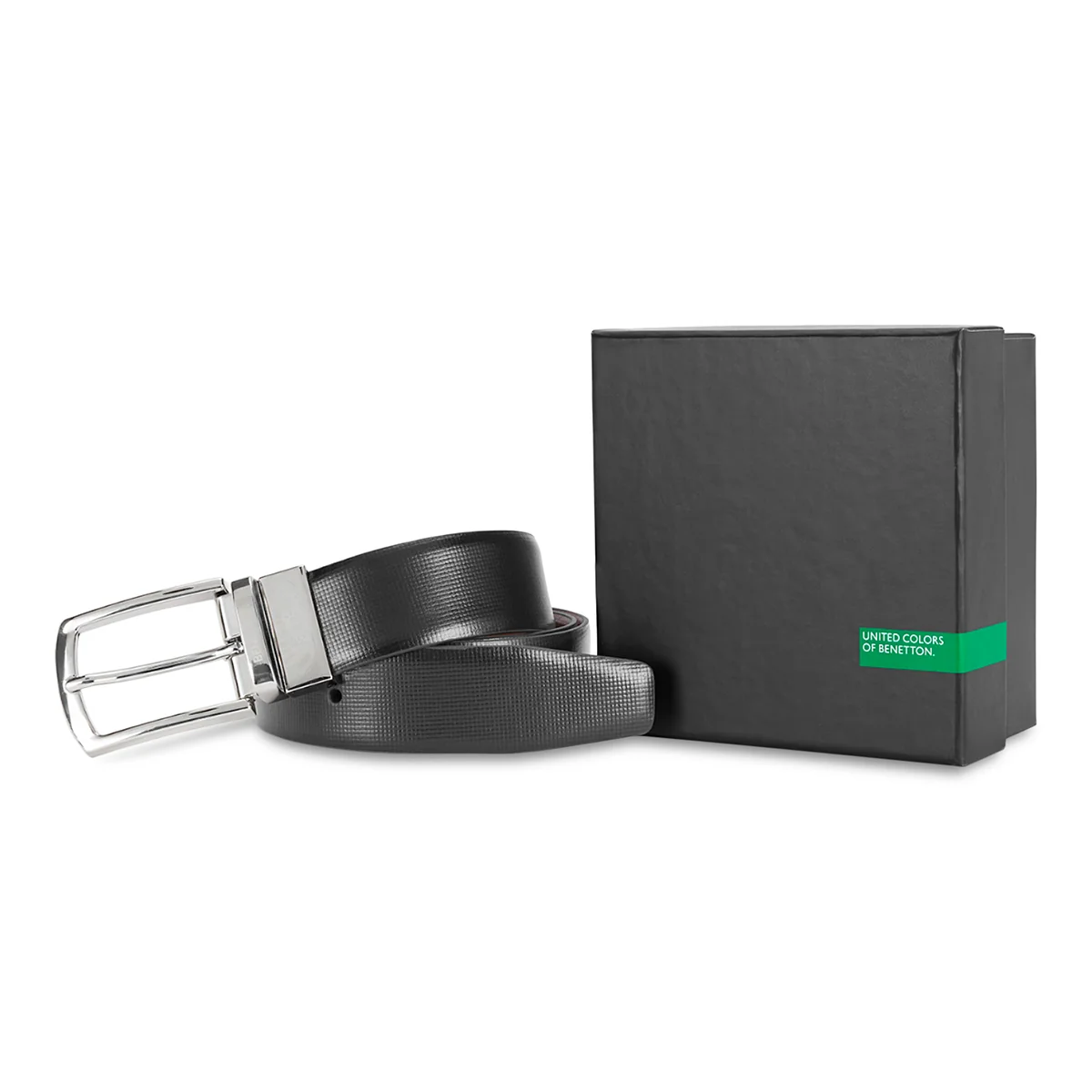United Colors of Benetton Afro Men's Reversible Belt - Image 8