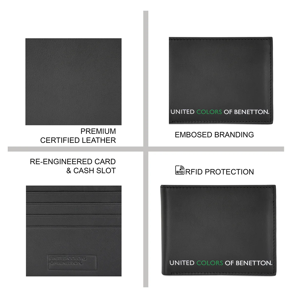 United Colors of Benetton Ainara Men's Passcase Wallet - Image 4