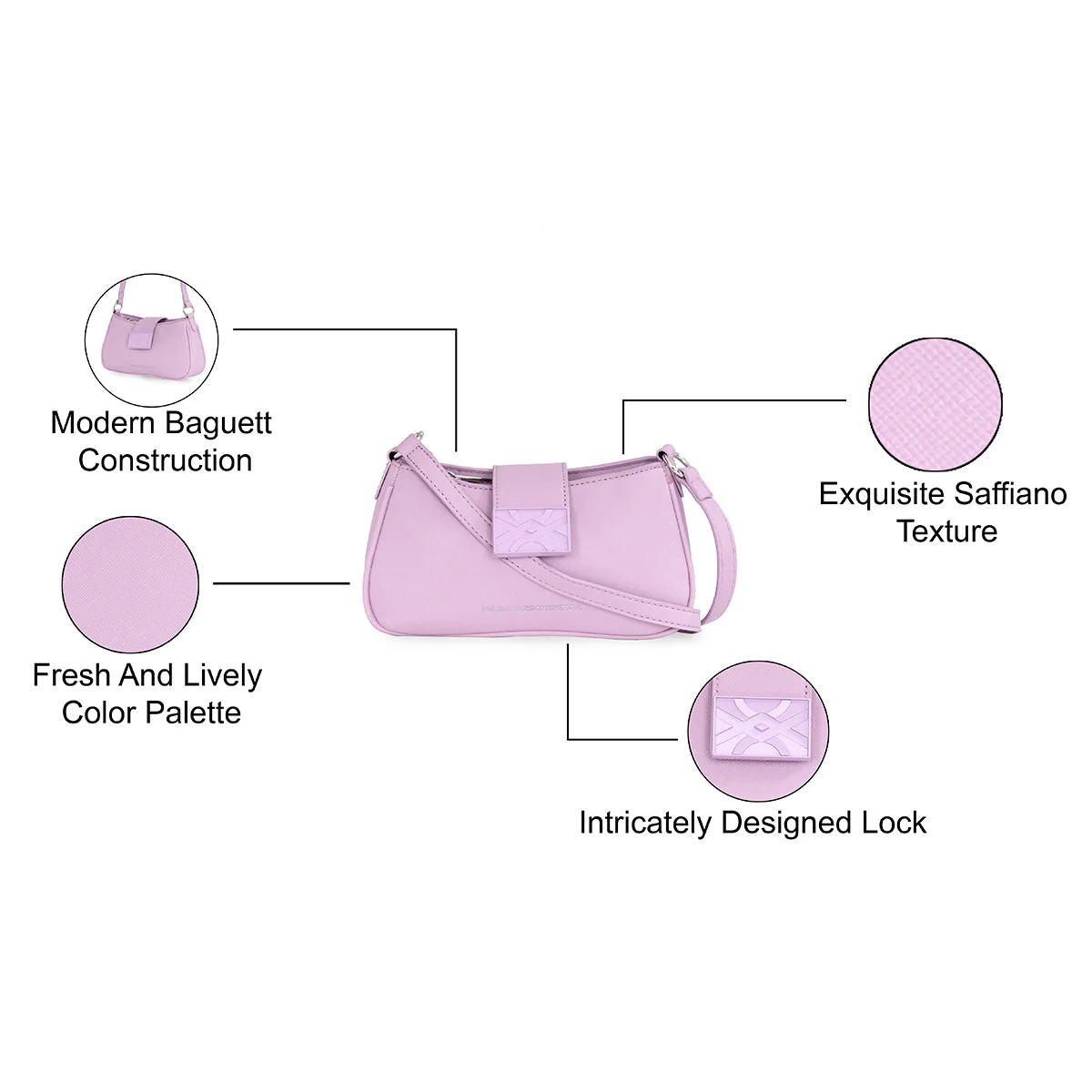 United Colors of Benetton Annan Women's Baguette - Image 8