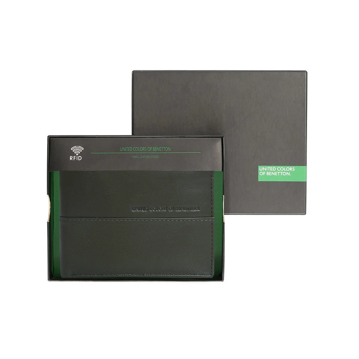 United Colors of Benetton Armagh Men's Global Coin Wallet - Image 9