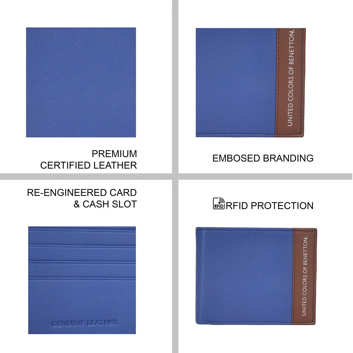 United Colors of Benetton Aroldo Men's Global Coin Wallet - Image 12