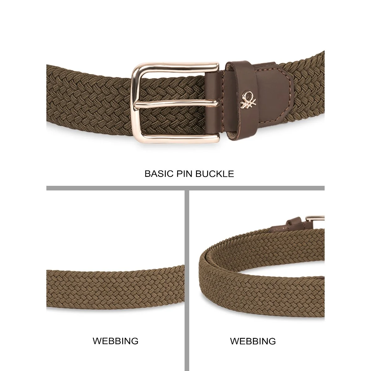 United Colors of Benetton Asssen Men's Non Reversible Belt - Image 4