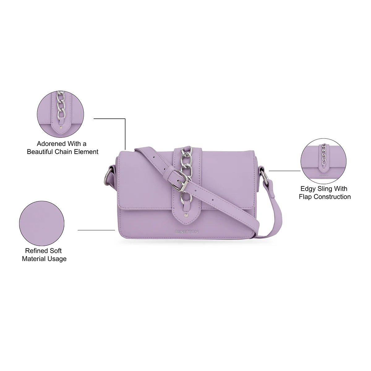 United Colors of Benetton Aylin Women's Sling - Image 4