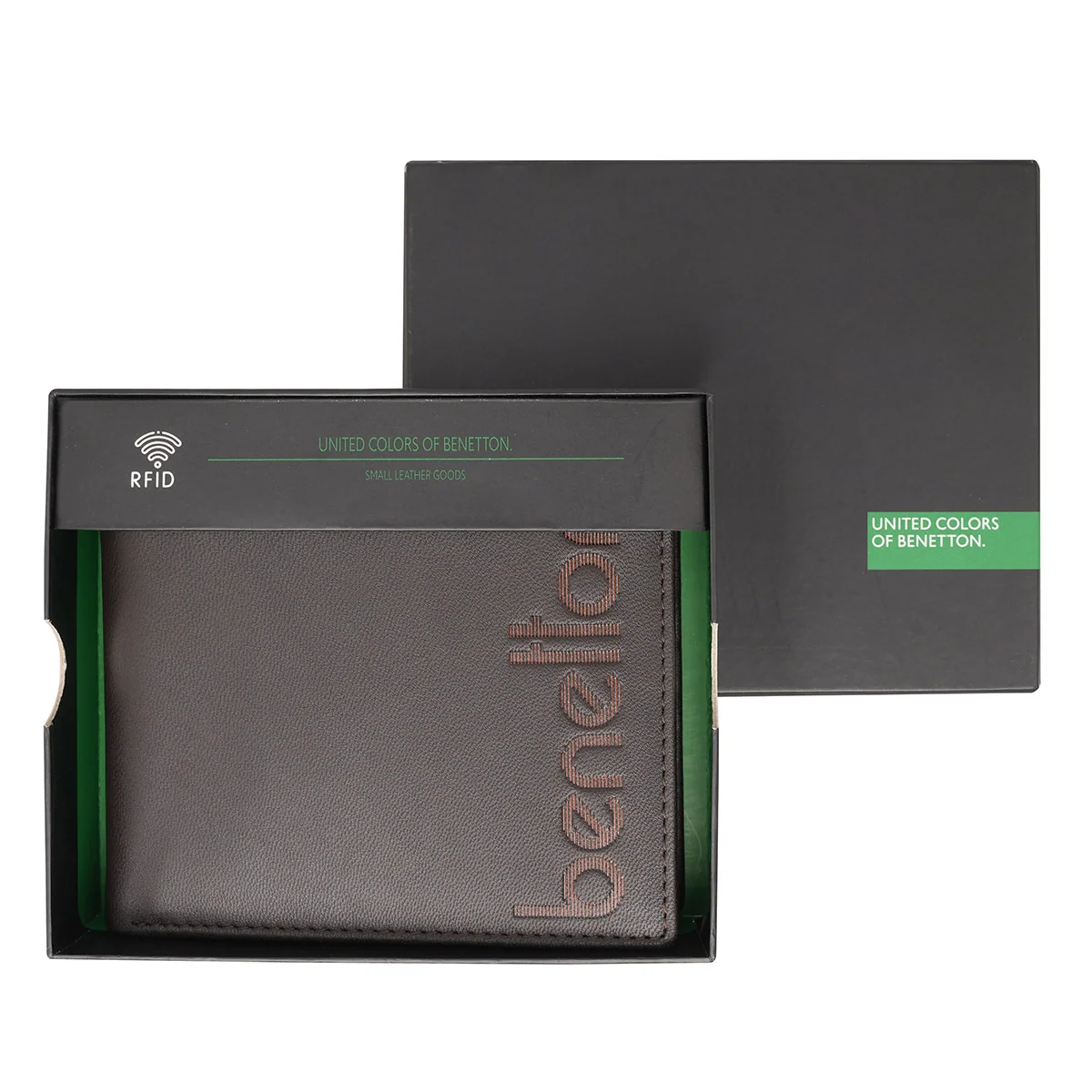 United Colors of Benetton Bindura Men's Slimfold Wallet - Image 8