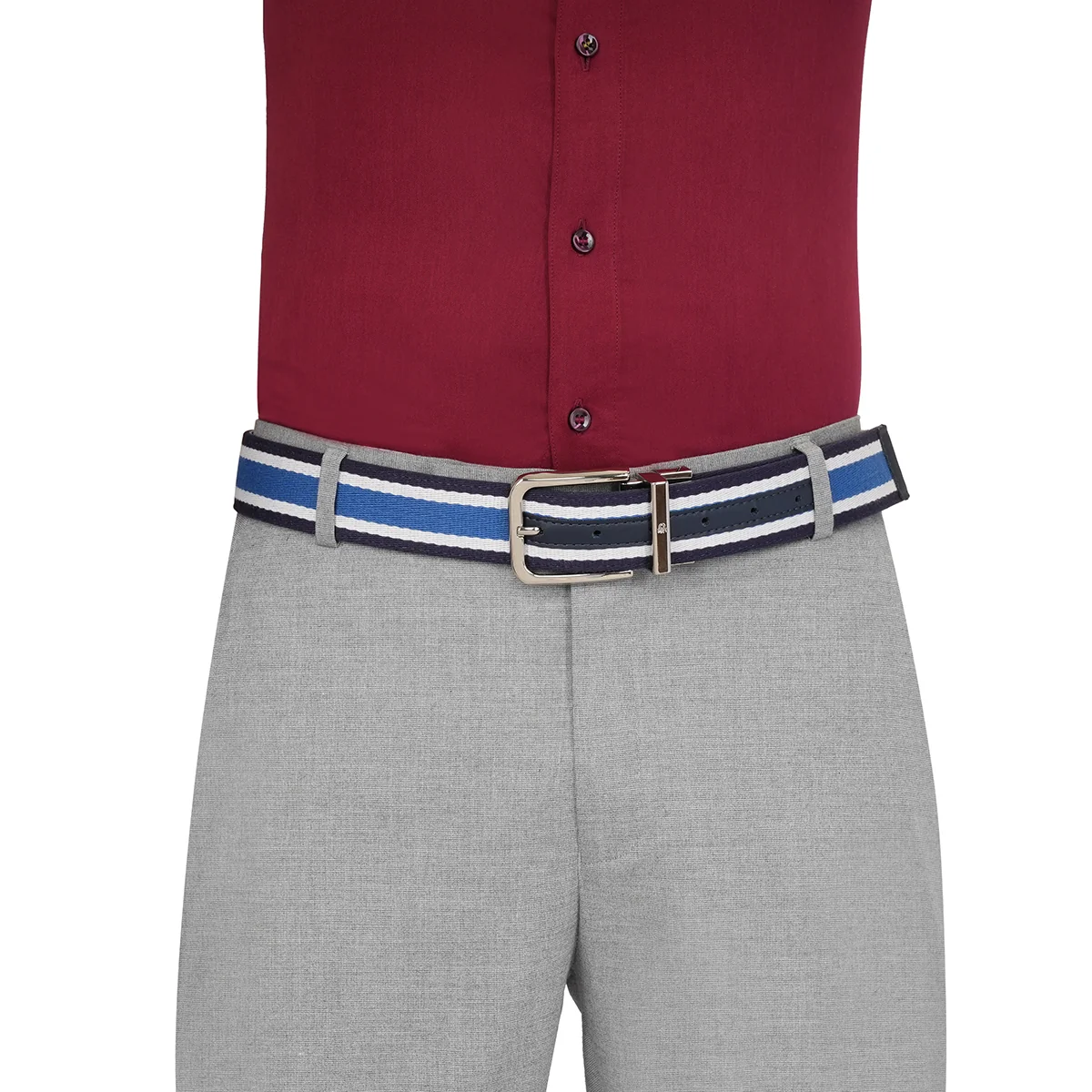 United Colors of Benetton Bostic Men's Reversible Belt - Image 7