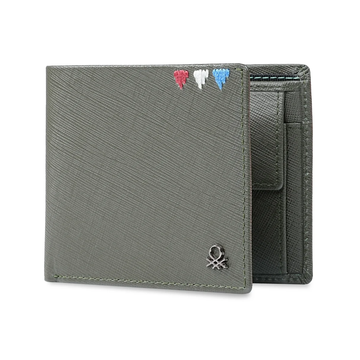United Colors of Benetton Braslaw Men's Global Coin Wallet - Image 2