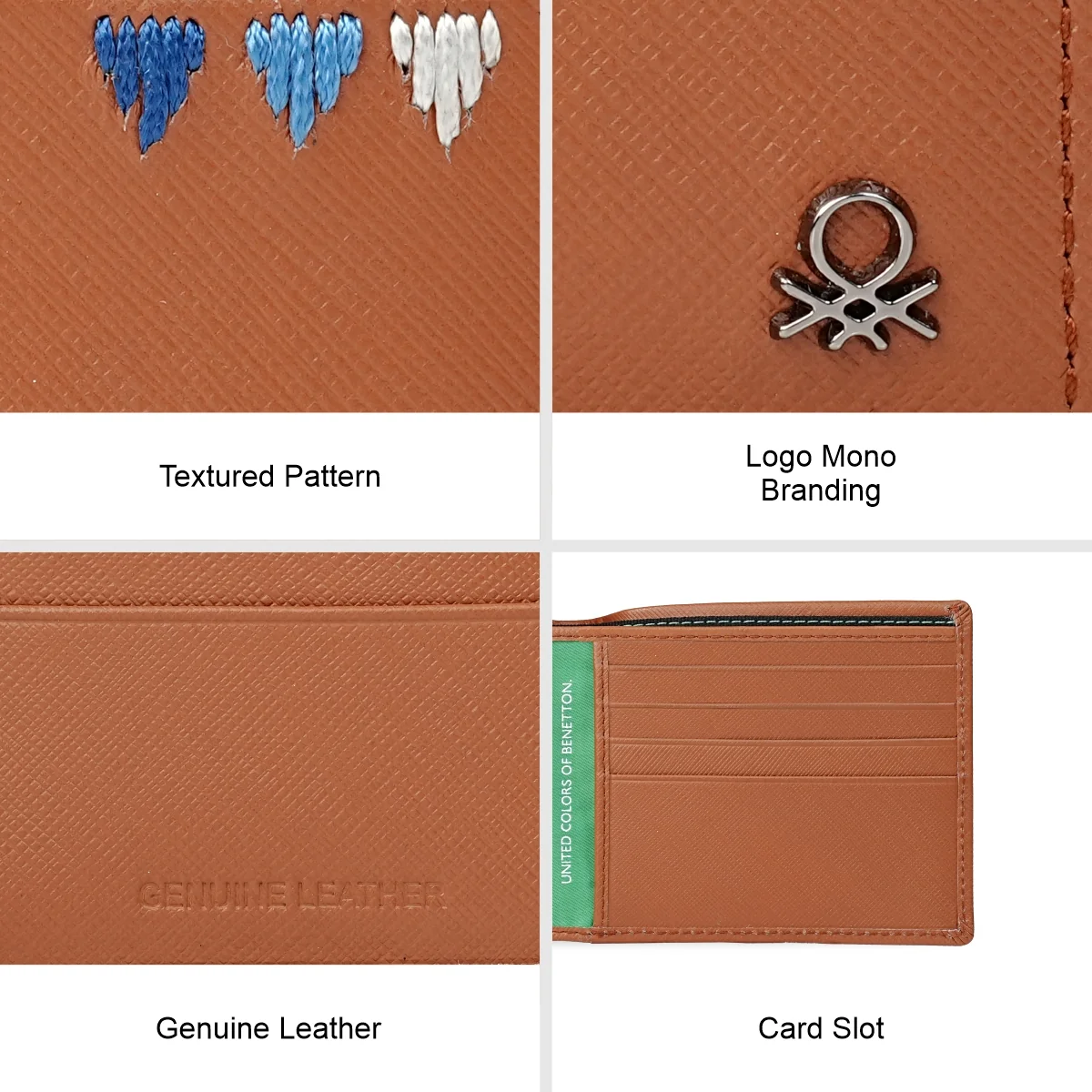 United Colors of Benetton Braslaw Men's Passcase Wallet - Image 9