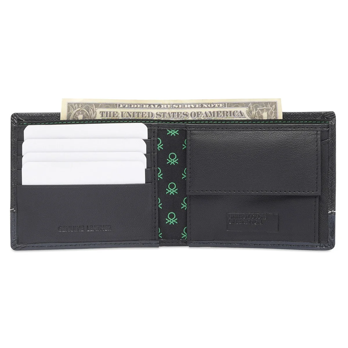 United Colors of Benetton Broward Men's Global Coin Wallet - Image 6