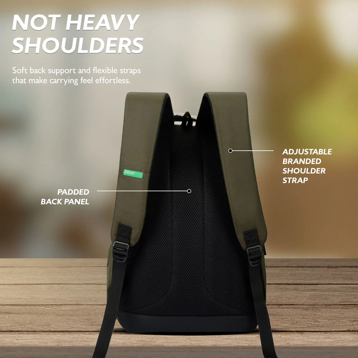 United Colors of Benetton Calafia Non Laptop Backpack - Image 5