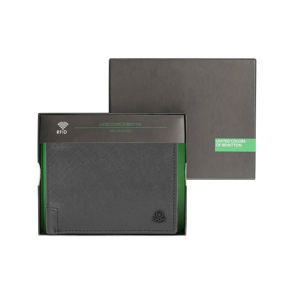 United Colors of Benetton Calder Men's Global Coin Wallet - Image 8