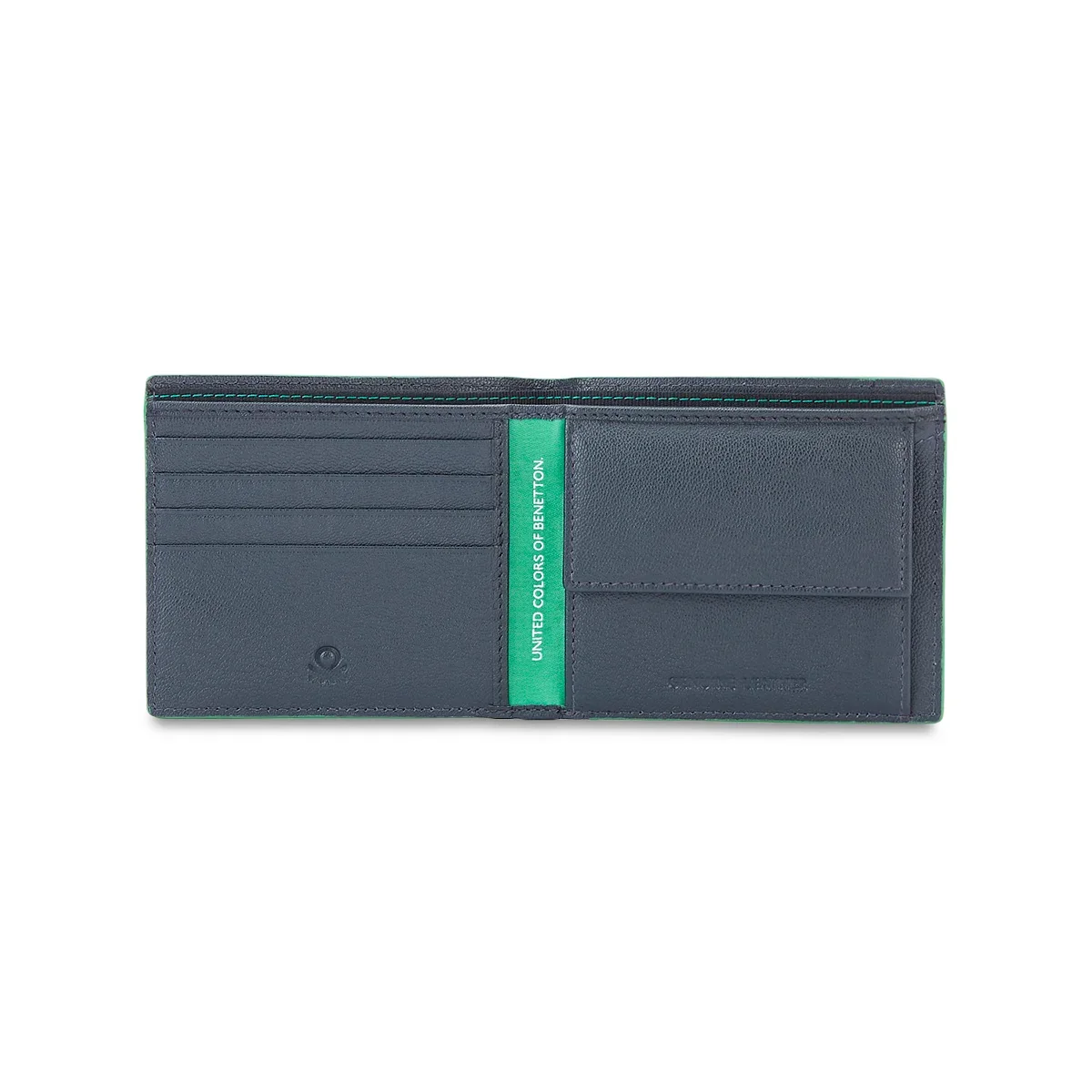 United Colors of Benetton Caspian Men's Global Coin Leather Wallet - Image 8