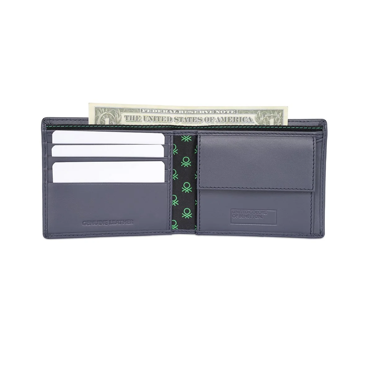 United Colors of Benetton Chane Men's Global Coin Wallet - Image 6