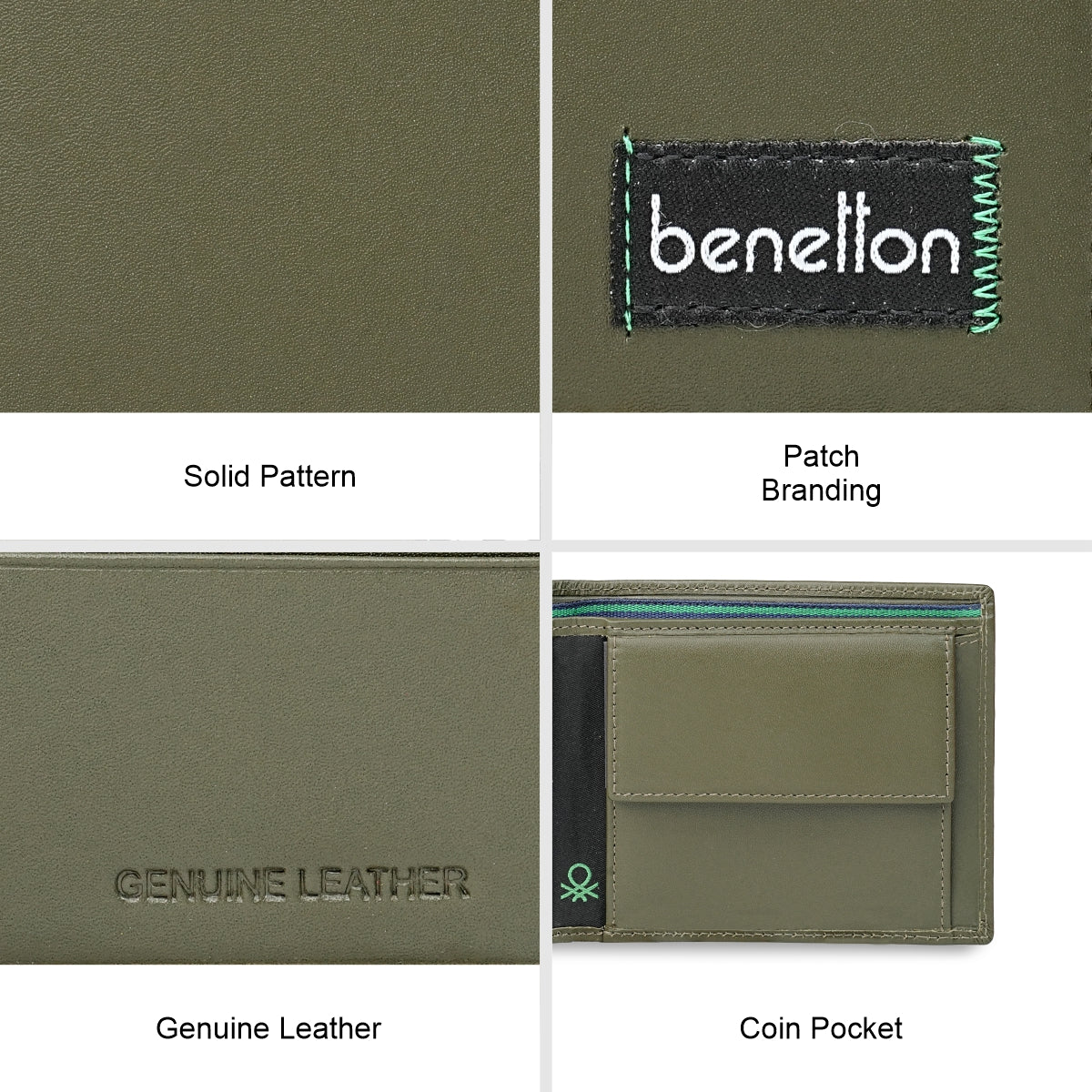 United Colors of Benetton Cheria Men's Global Coin Wallet - Image 7