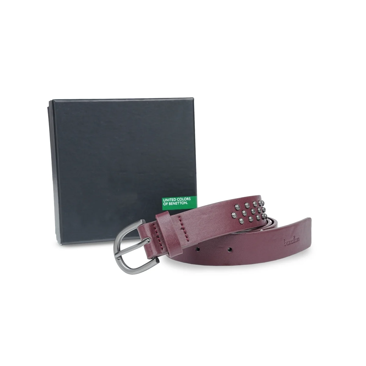United Colors of Benetton Chroma Dot Women's Non Reversible Belt - Image 5