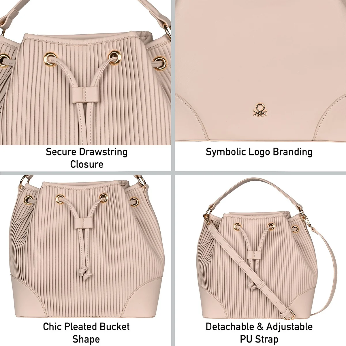 United Colors of Benetton Claire Women's Bucket Bag - Image 5