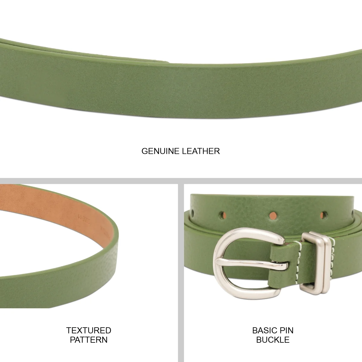 United Colors of Benetton Cleo Sphere Women's Non Reversible Belt - Image 7