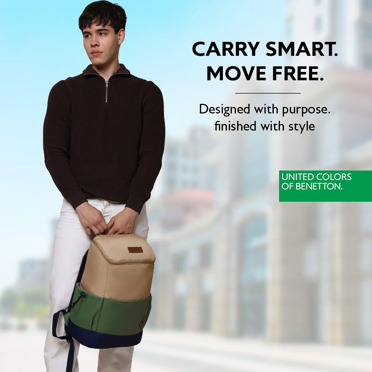 United Colors of Benetton Cosmo Non Laptop Backpack - Image 6