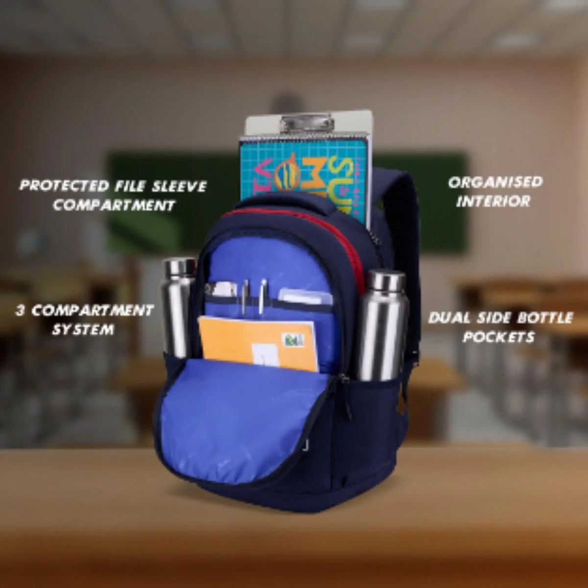 United Colors of Benetton Dodger Non Laptop Backpack - Image 3