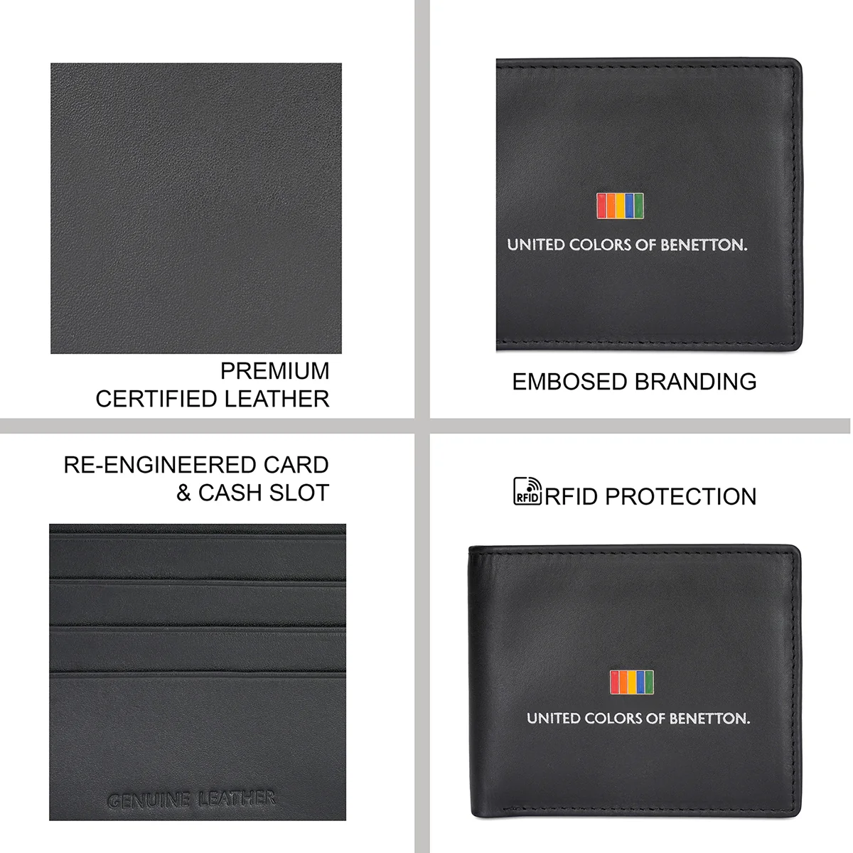 United Colors of Benetton Edmondo Global Coin Wallet - Image 4