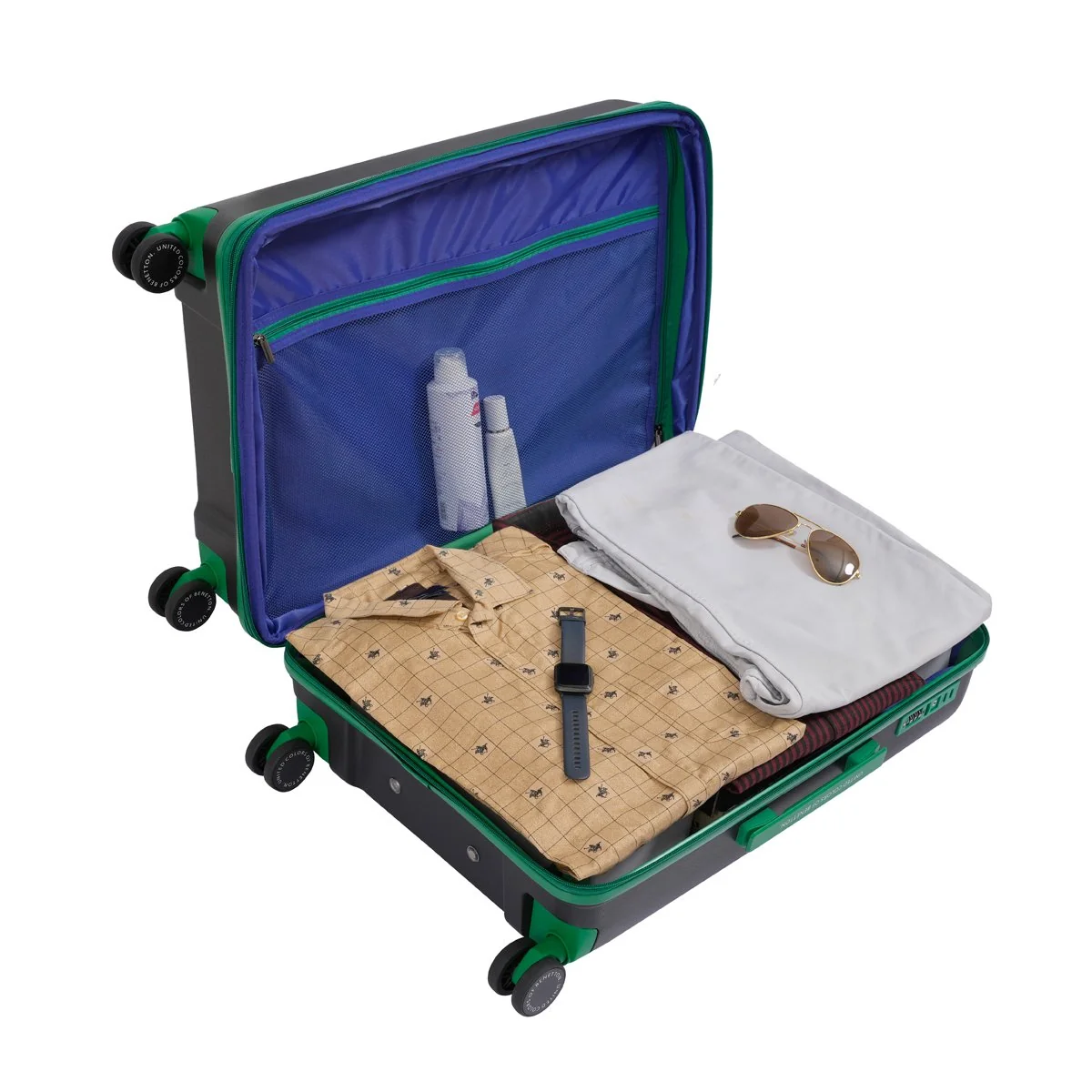 United Colors of Benetton Emerald Hard Luggage - Image 6
