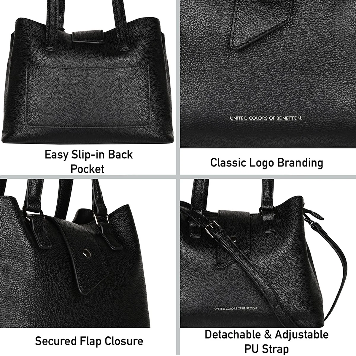 United Colors of Benetton Emmily Women's Satchel - Image 5