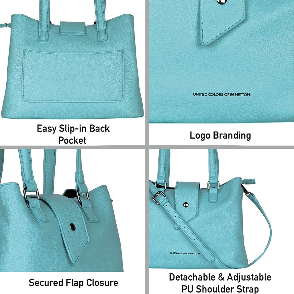 United Colors of Benetton Emmily Women's Satchel - Image 5