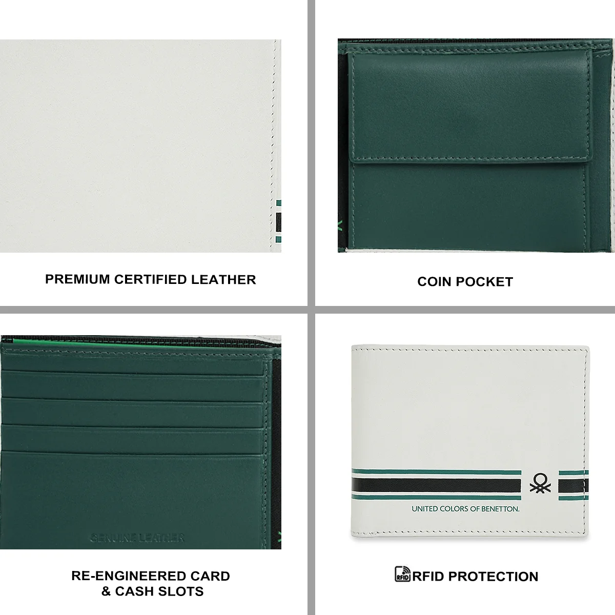 United Colors of Benetton Ethels Men's Global Coin Wallet - Image 7