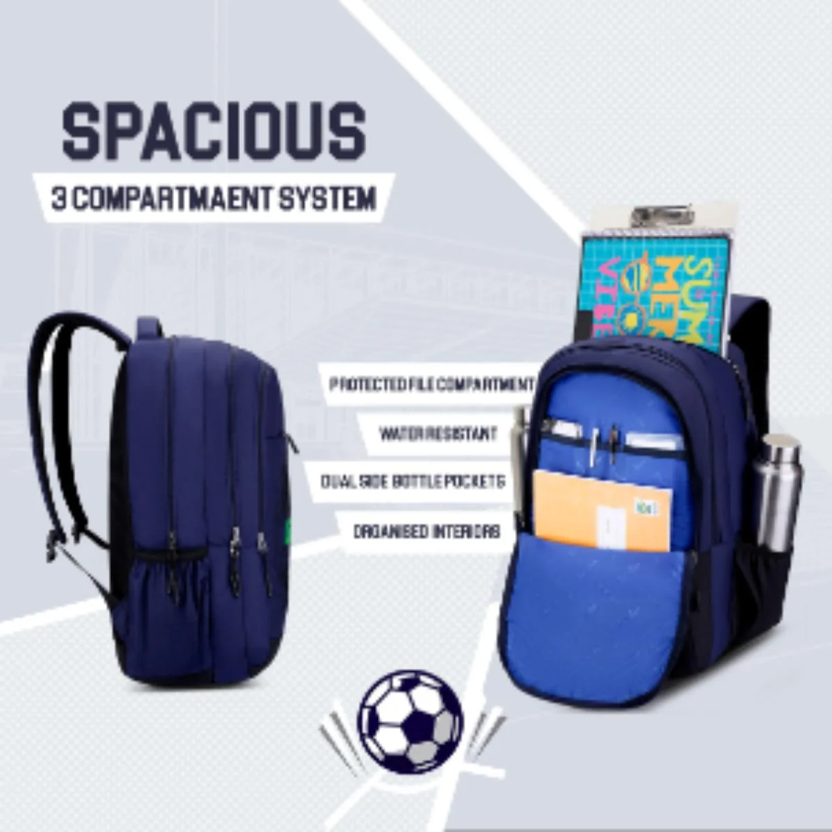 United Colors of Benetton Falcon Non Laptop Backpack - Image 3