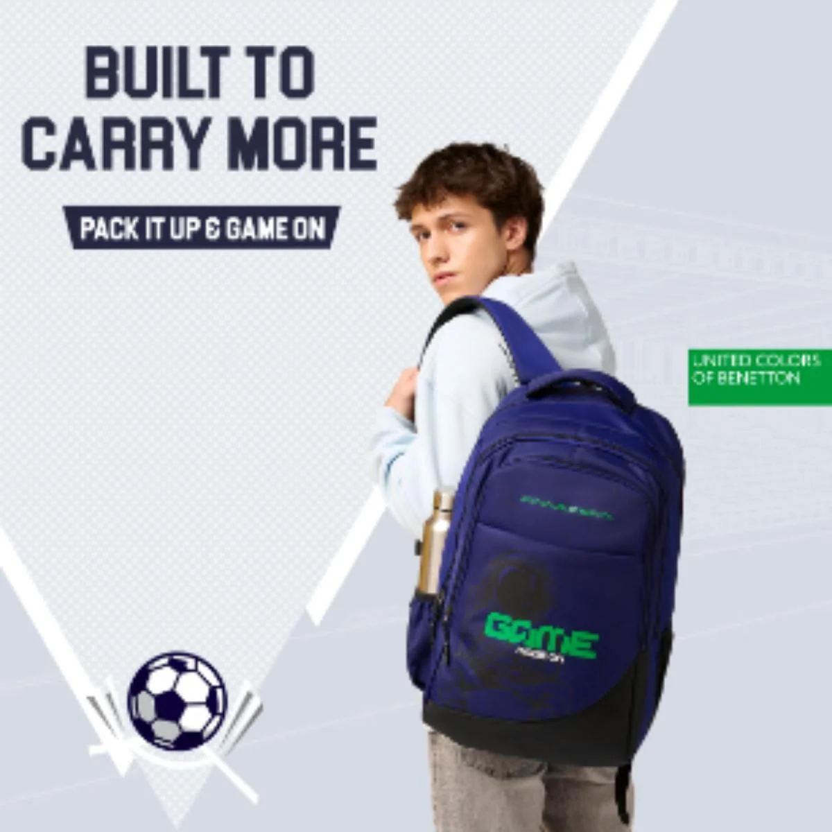 United Colors of Benetton Falcon Non Laptop Backpack - Image 6