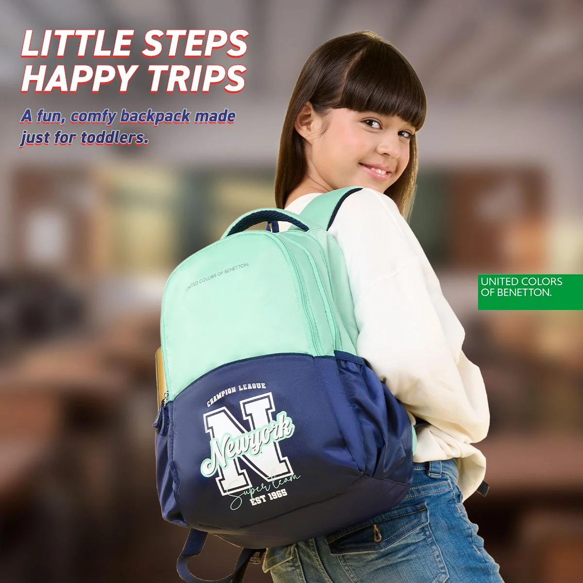 United Colors of Benetton Flux Non Laptop Backpack - Image 6