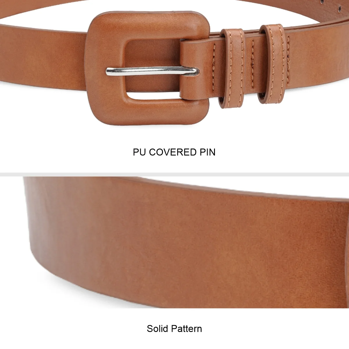 United Colors of Benetton Fusiona Women's Non Reversible Belt - Image 5