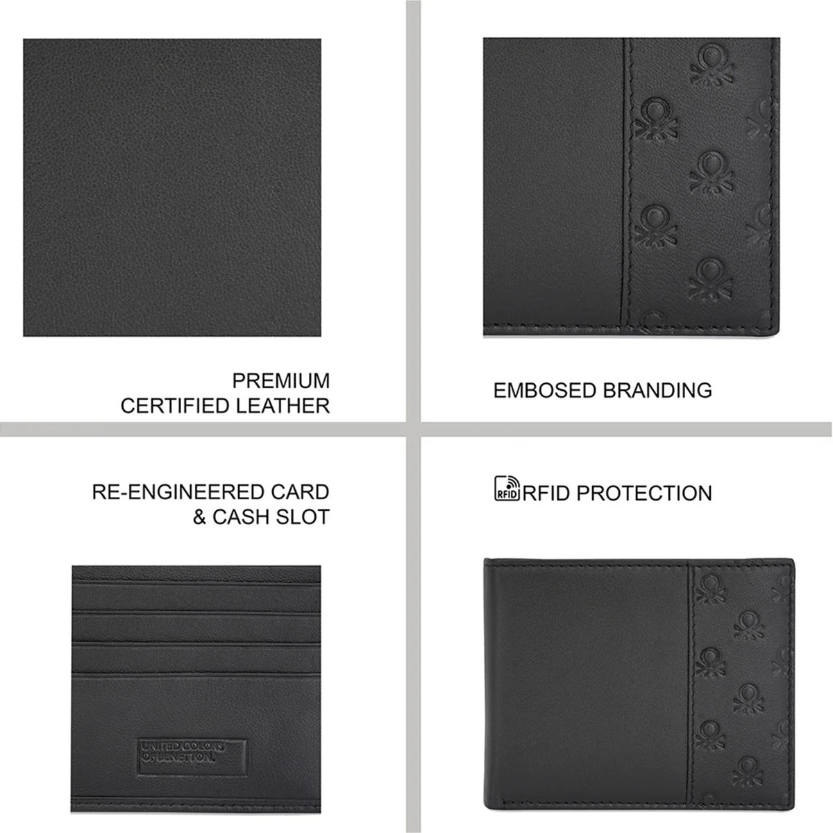 United Colors of Benetton Genaro Men's Passcase Wallet - Image 12