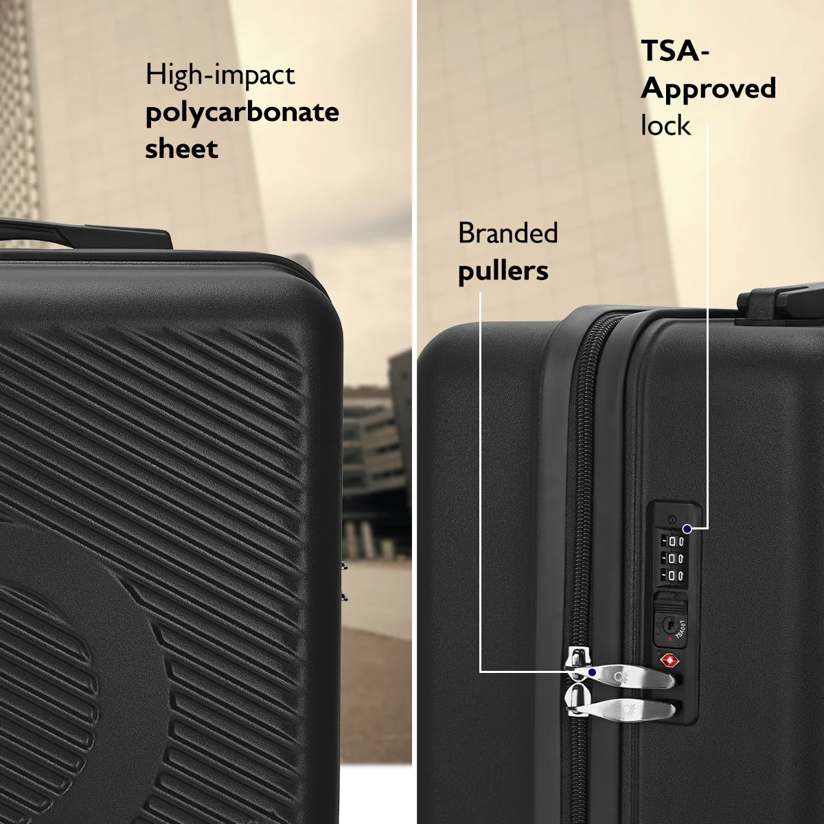 United Colors of Benetton Glide Hard Luggage - Image 4