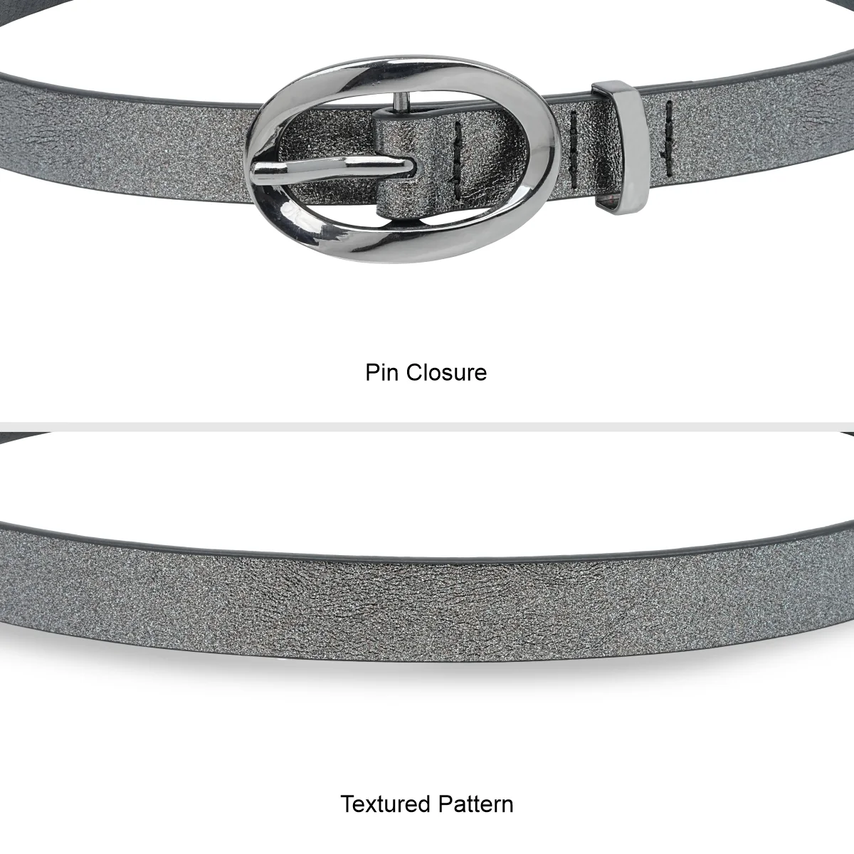 United Colors of Benetton Glimmer Arc Women's Non Reversible Belt - Image 6