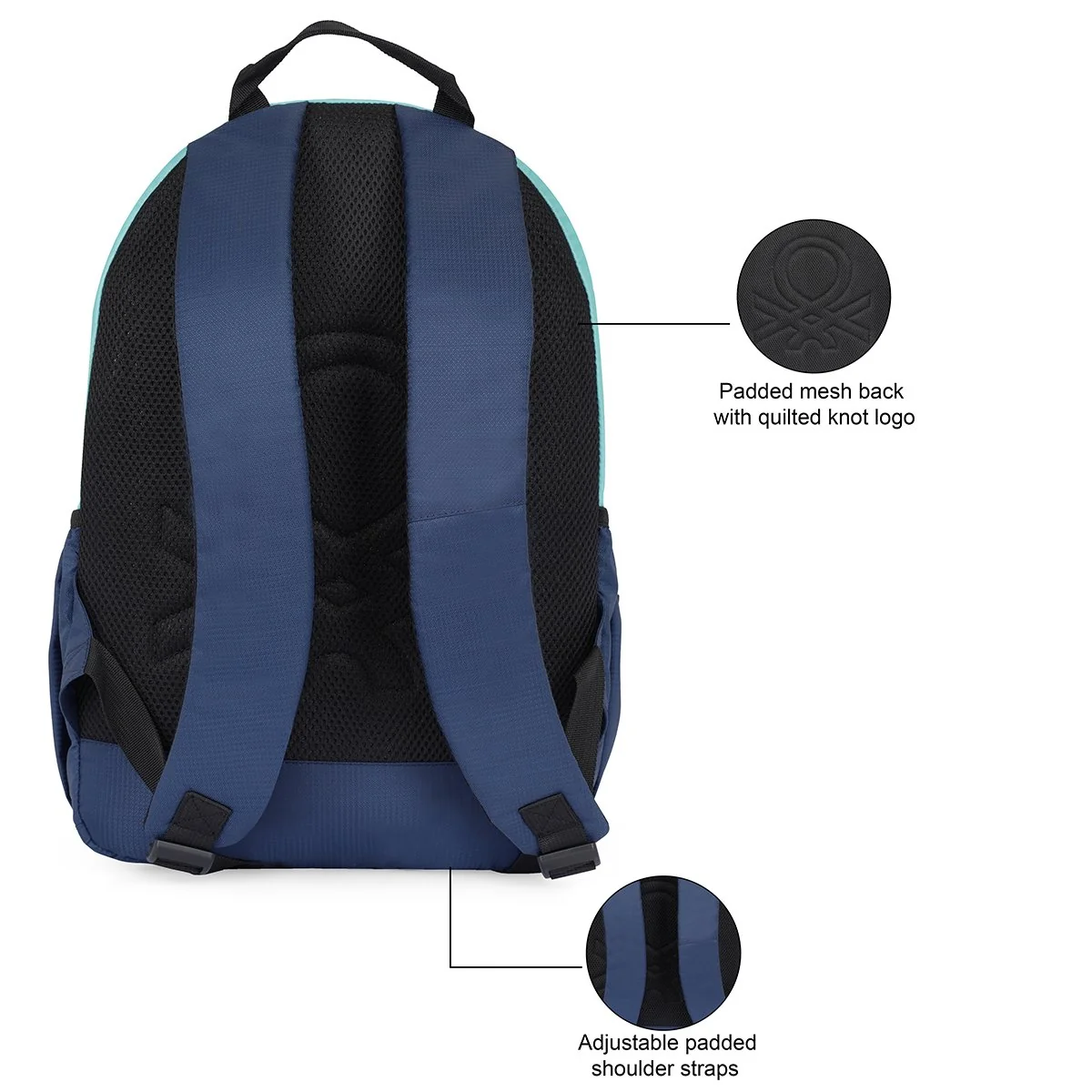 United Colors of Benetton Inferno Laptop Backpack - Image 5