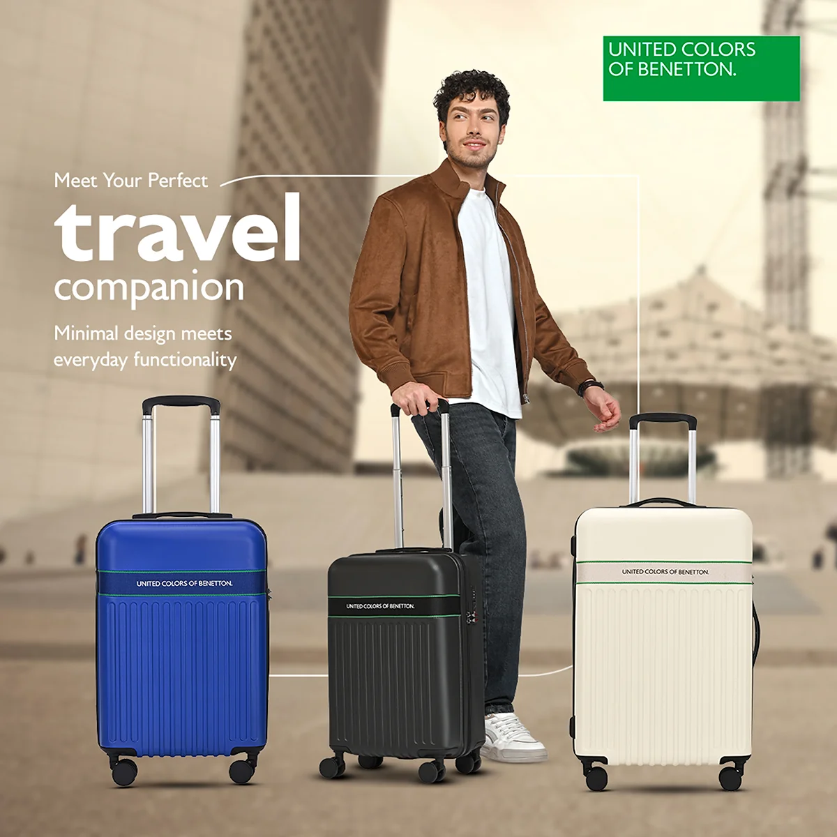 United Colors of Benetton Ionic Hard Luggage - Image 7