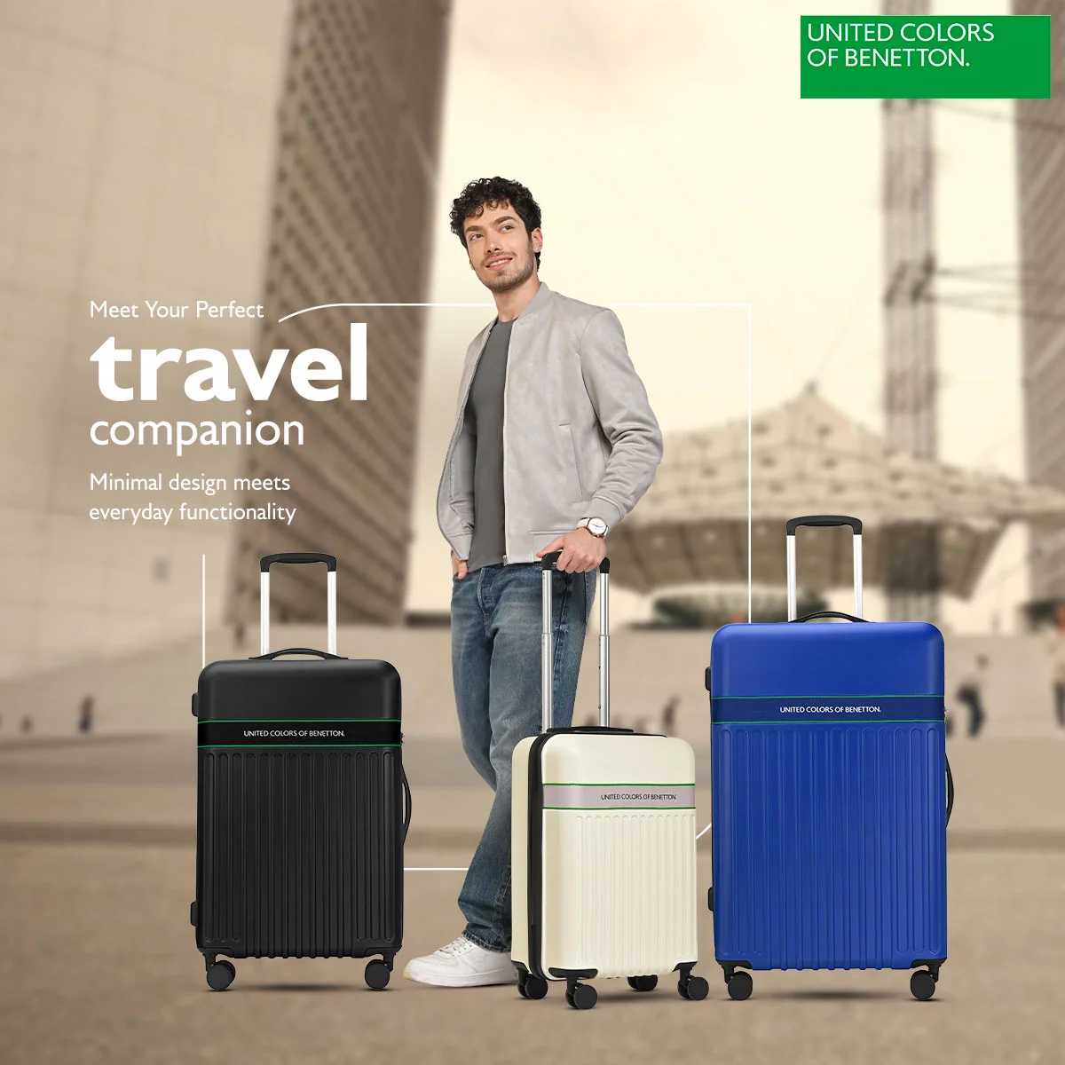 United Colors of Benetton Ionic Hard Luggage - Image 7