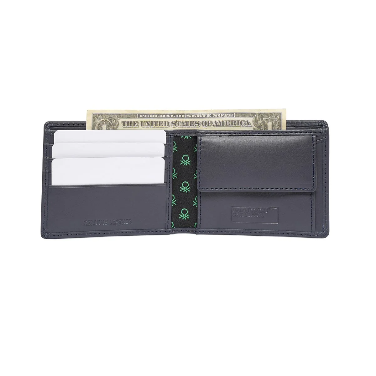 United Colors of Benetton Izak Men's Global Coin Wallet - Image 6