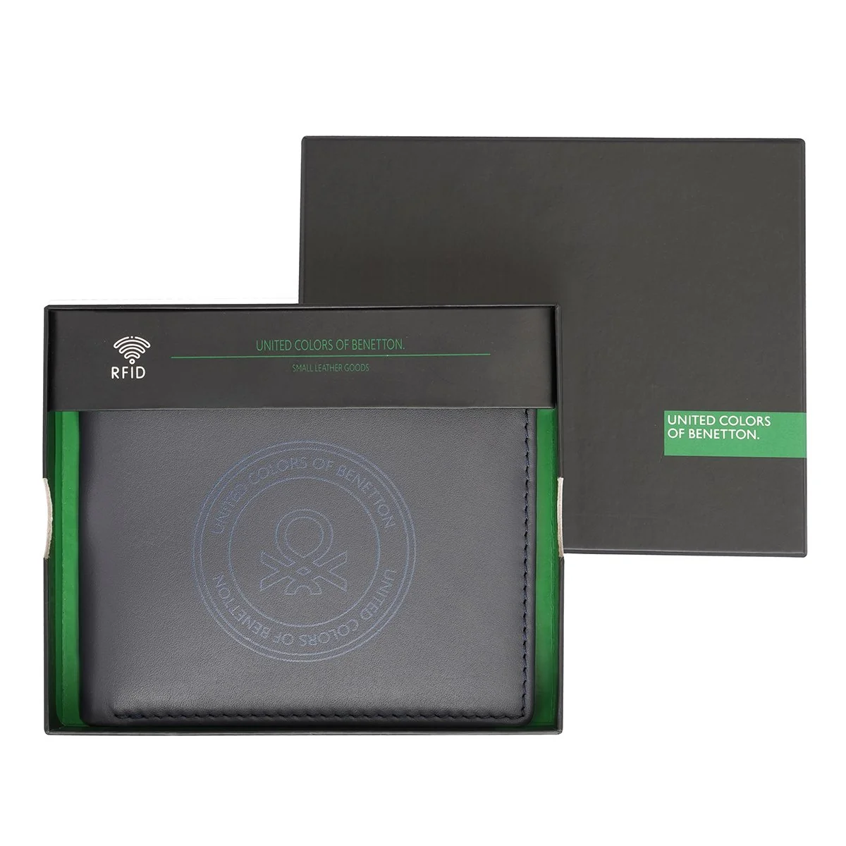 United Colors of Benetton Izak Men's Global Coin Wallet - Image 8