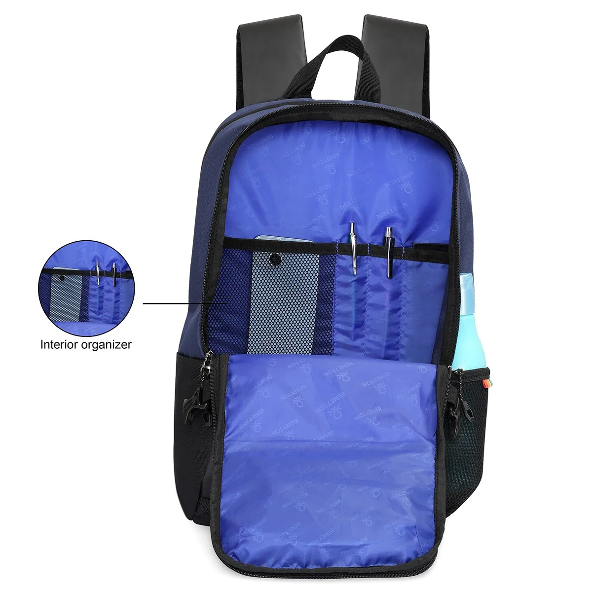 United Colors of Benetton Kaizen Laptop Backpack - Image 6