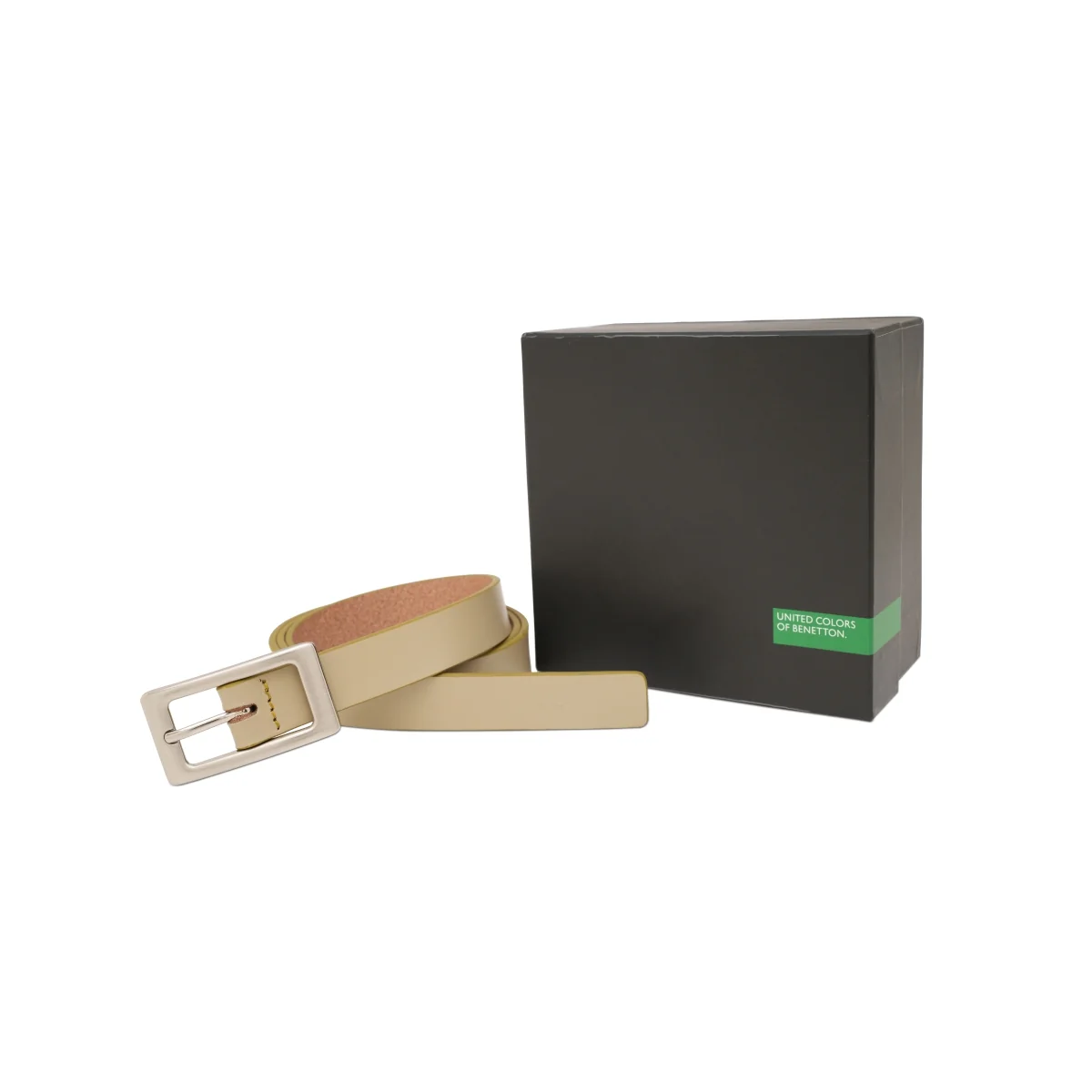 United Colors of Benetton Luna Loop Women's Non Reversible Belt - Image 6