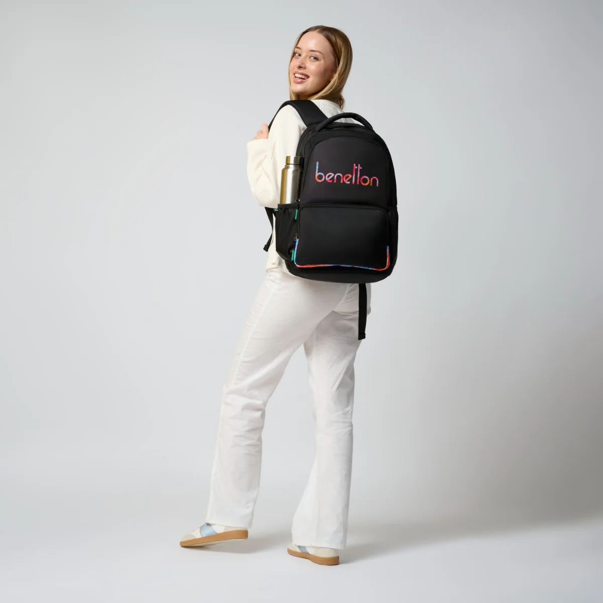 United Colors of Benetton Meteorite Non Laptop Backpack - Image 2