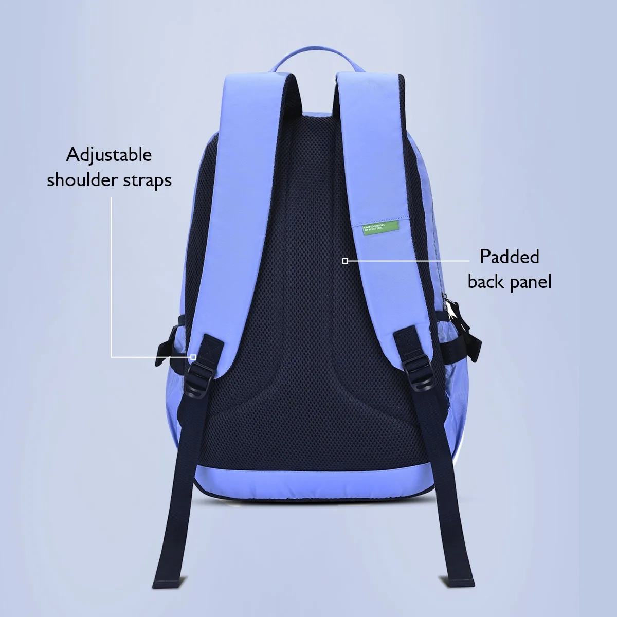 United Colors of Benetton Mono Laptop Backpack - Image 6