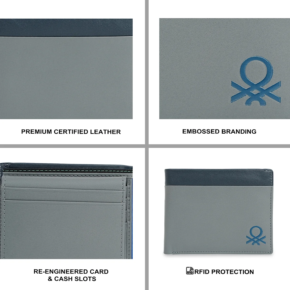 United Colors of Benetton Munro Men's Passcase Wallet - Image 8