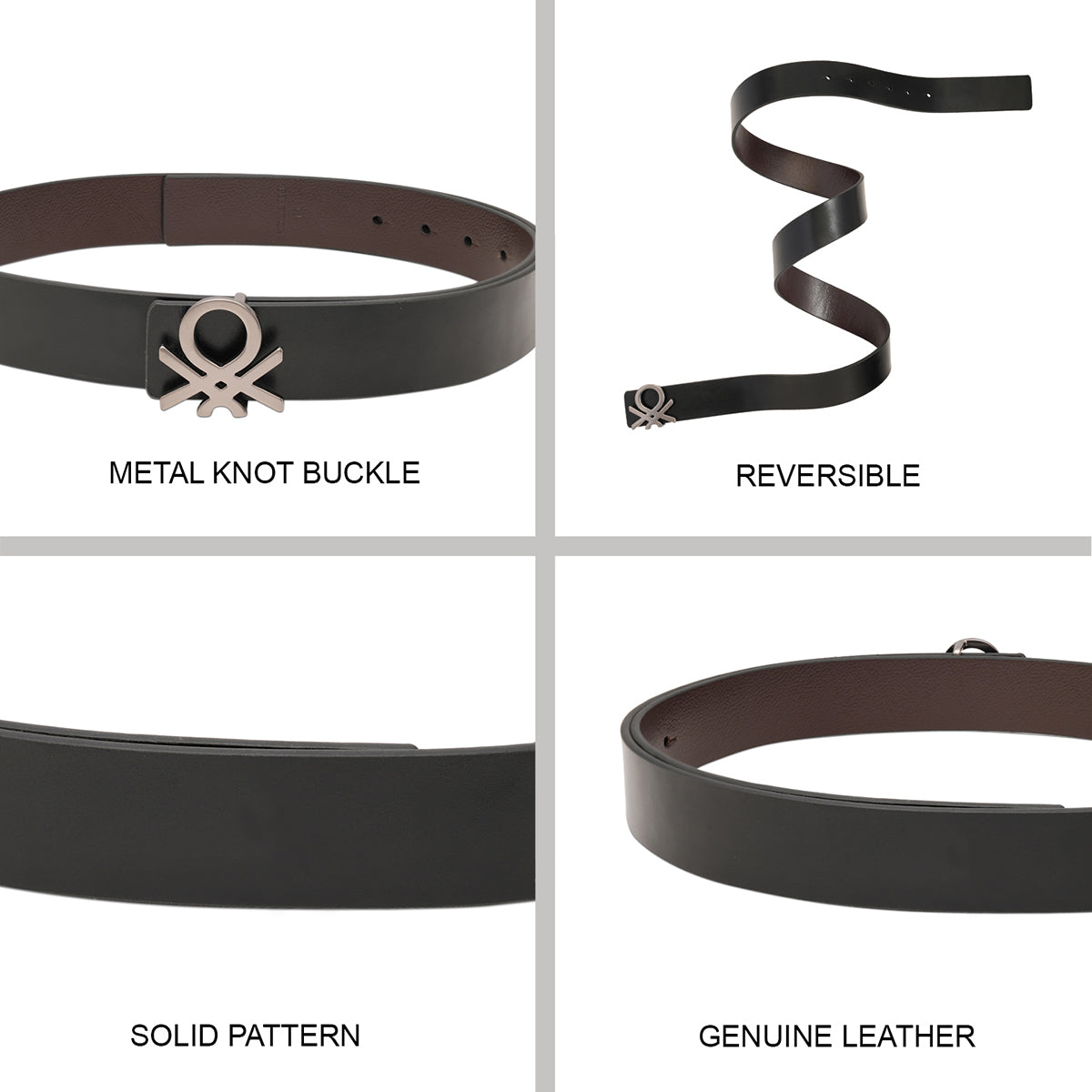 United Colors of Benetton Ondra Men's Reversible Belt - Image 7