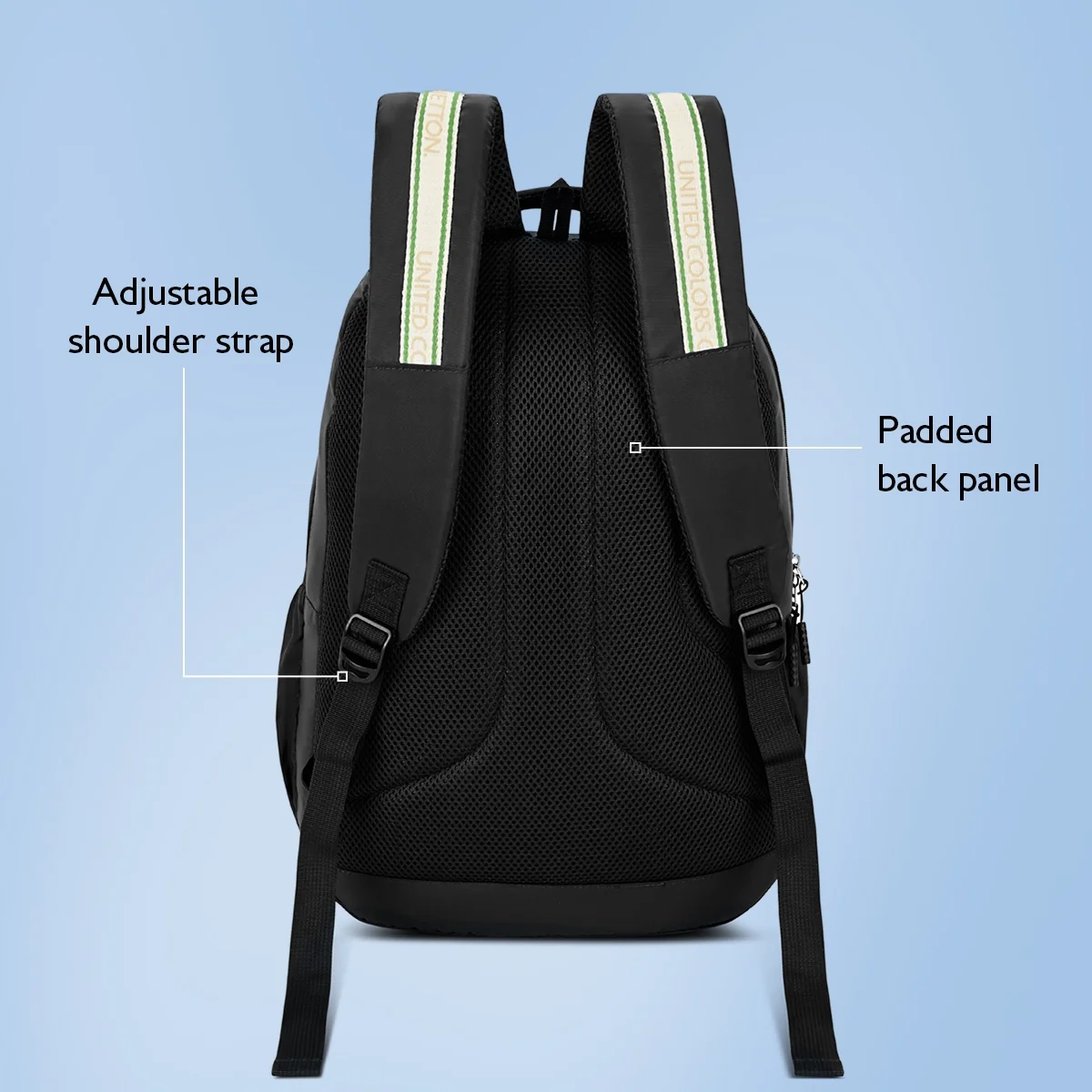 United Colors of Benetton Phantom Laptop Backpack - Image 5