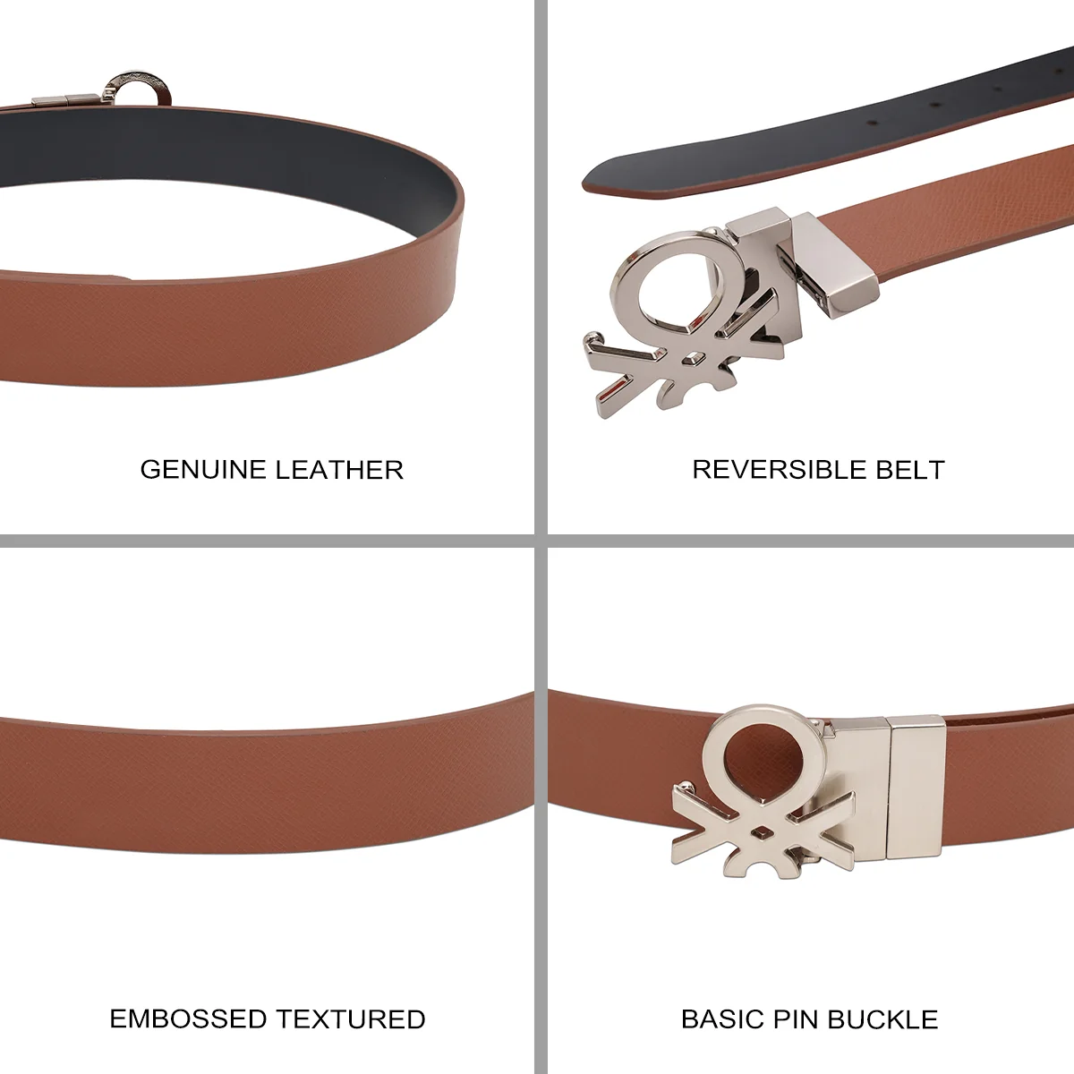 United Colors of Benetton Raleigh Men's Reversible Belt - Image 8
